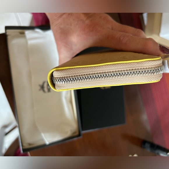 MCM Klara Monogram Wallet Wristlet - Picture 7 of 13